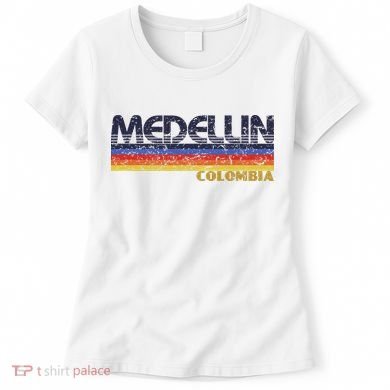 Vintage Medellin Colombia Retro Design Women's T-Shirt