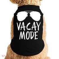 Vacay Mode Cute Vacation Summer Gift Doggie Tank thumb 0