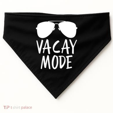 Vacay Mode Cute Vacation Summer Gift USA-Made Doggie Bandana
