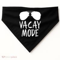 Vacay Mode Cute Vacation Summer Gift USA-Made Doggie Bandana thumb 0