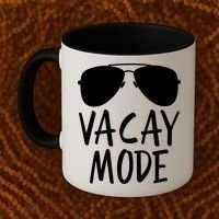 Vacay Mode Cute Vacation Summer Gift Coffee Mug thumb 2