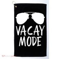 Vacay Mode Cute Vacation Summer Gift Golf Towel thumb 0