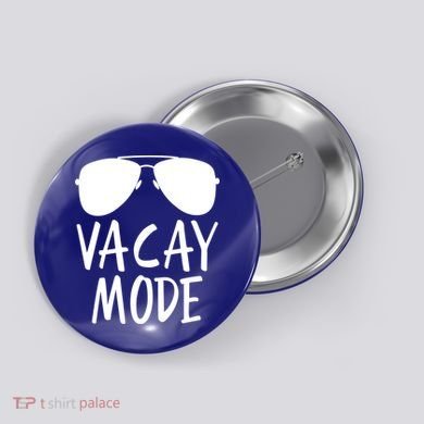 Vacay Mode Cute Vacation Summer Gift Button