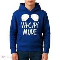 Vacay Mode Cute Vacation Summer Gift Kids Hoodie thumb 4