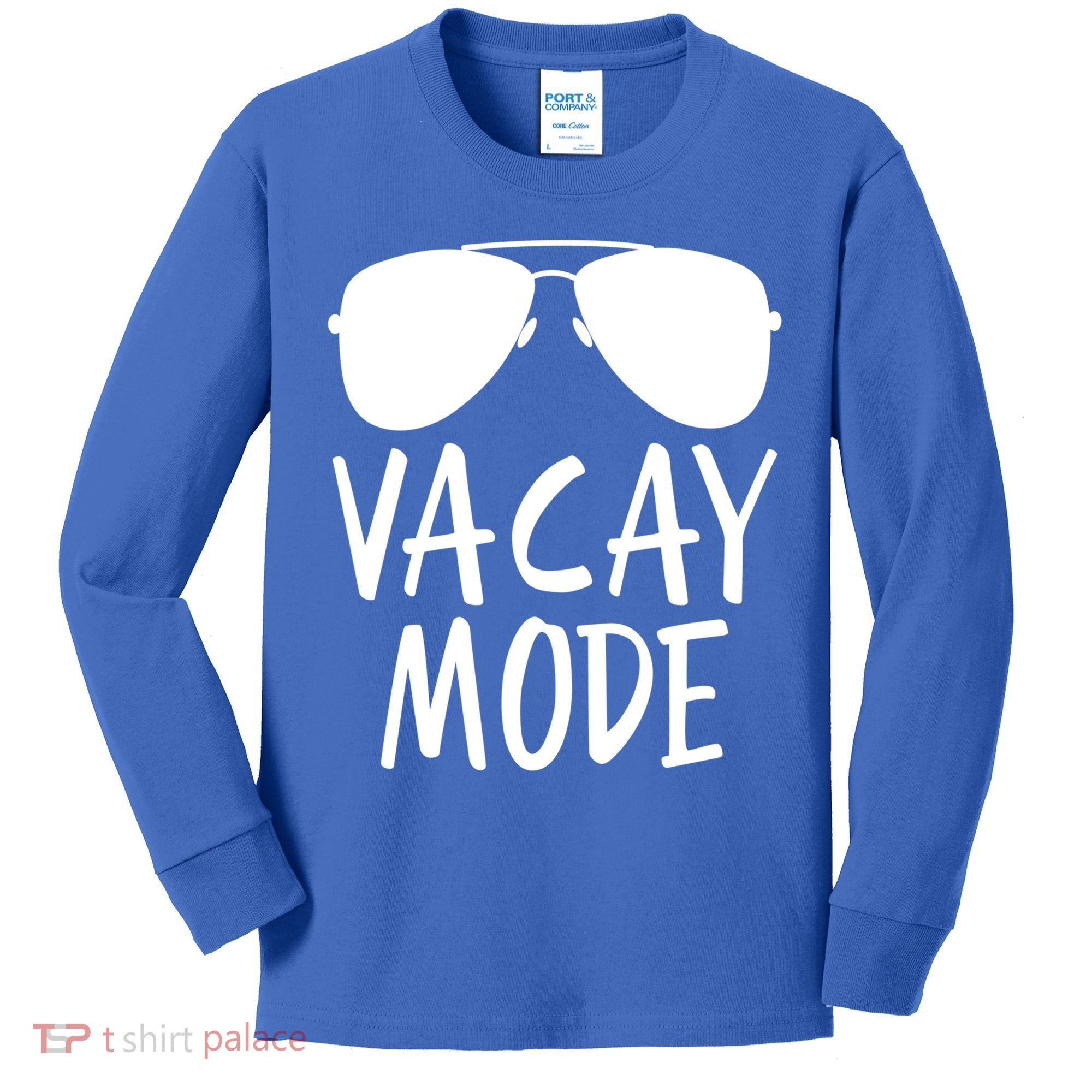 Vacay Mode Cute Vacation Summer Gift Kids Long Sleeve Shirt