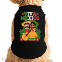 Viva Mexico Celebrate Mexican Independence Day Doggie Tank thumb 0