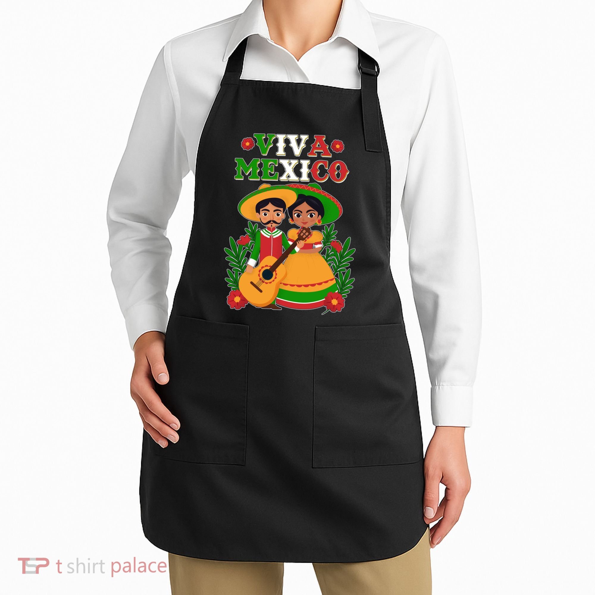 Viva Mexico Celebrate Mexican Independence Day Apron