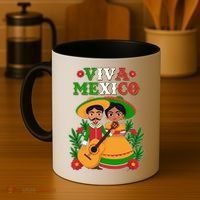Viva Mexico Celebrate Mexican Independence Day Coffee Mug thumb 4