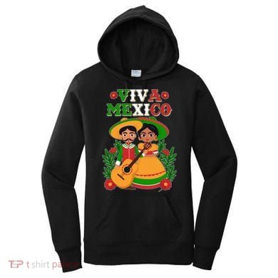 Viva Mexico Celebrate Mexican Independence Day Women's Hoodie