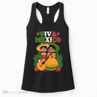 Viva Mexico Celebrate Mexican Independence Day Women's Tank Top thumb 0