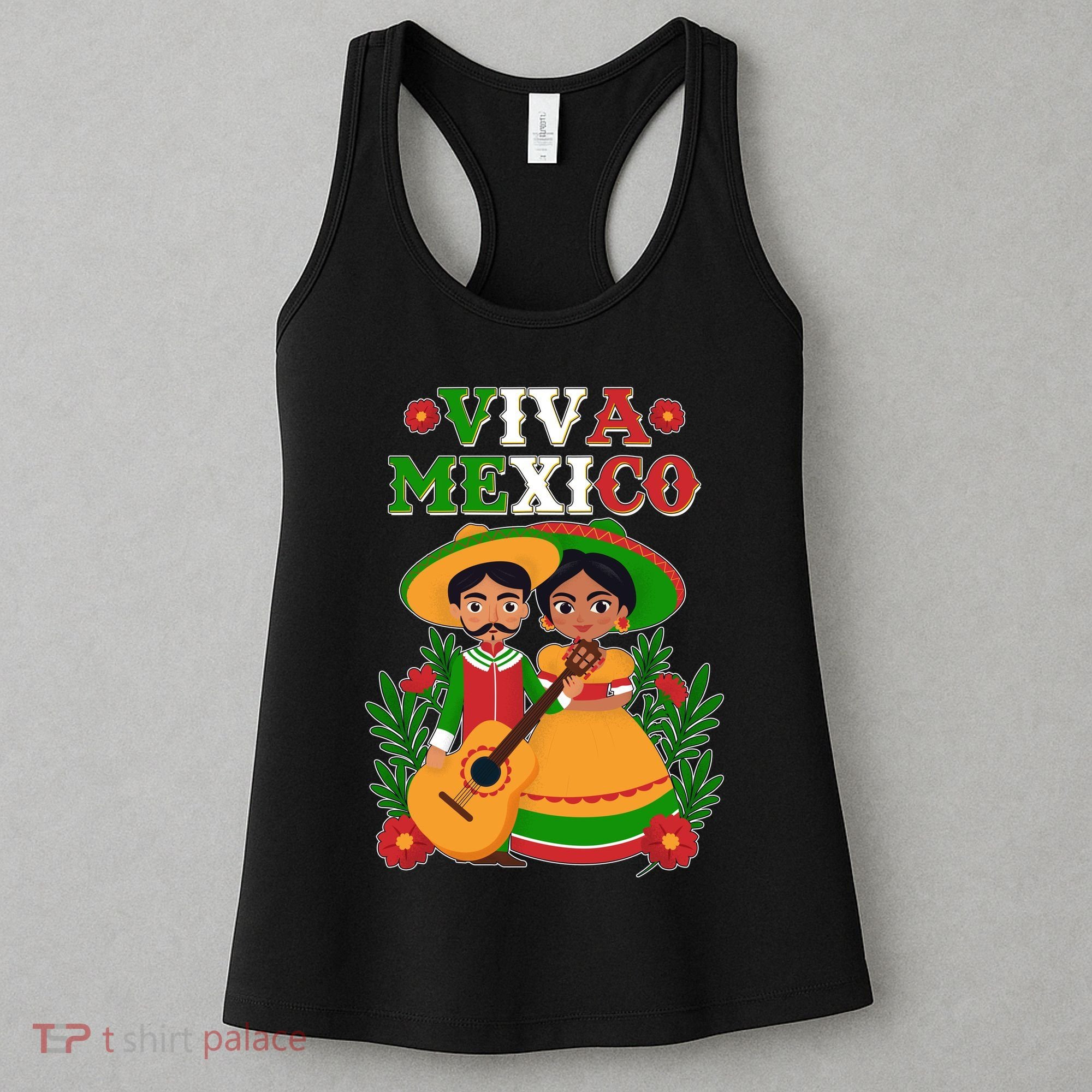 Viva Mexico Celebrate Mexican Independence Day Women's Tank Top