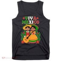Viva Mexico Celebrate Mexican Independence Day Tank Top thumb 0