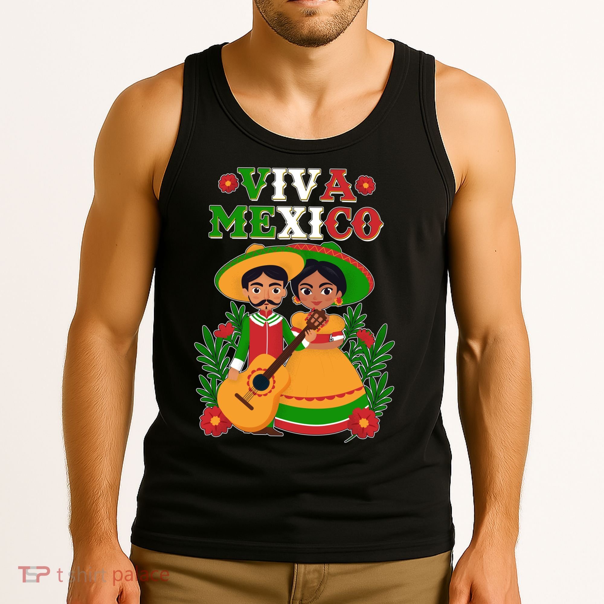 Viva Mexico Celebrate Mexican Independence Day Tank Top