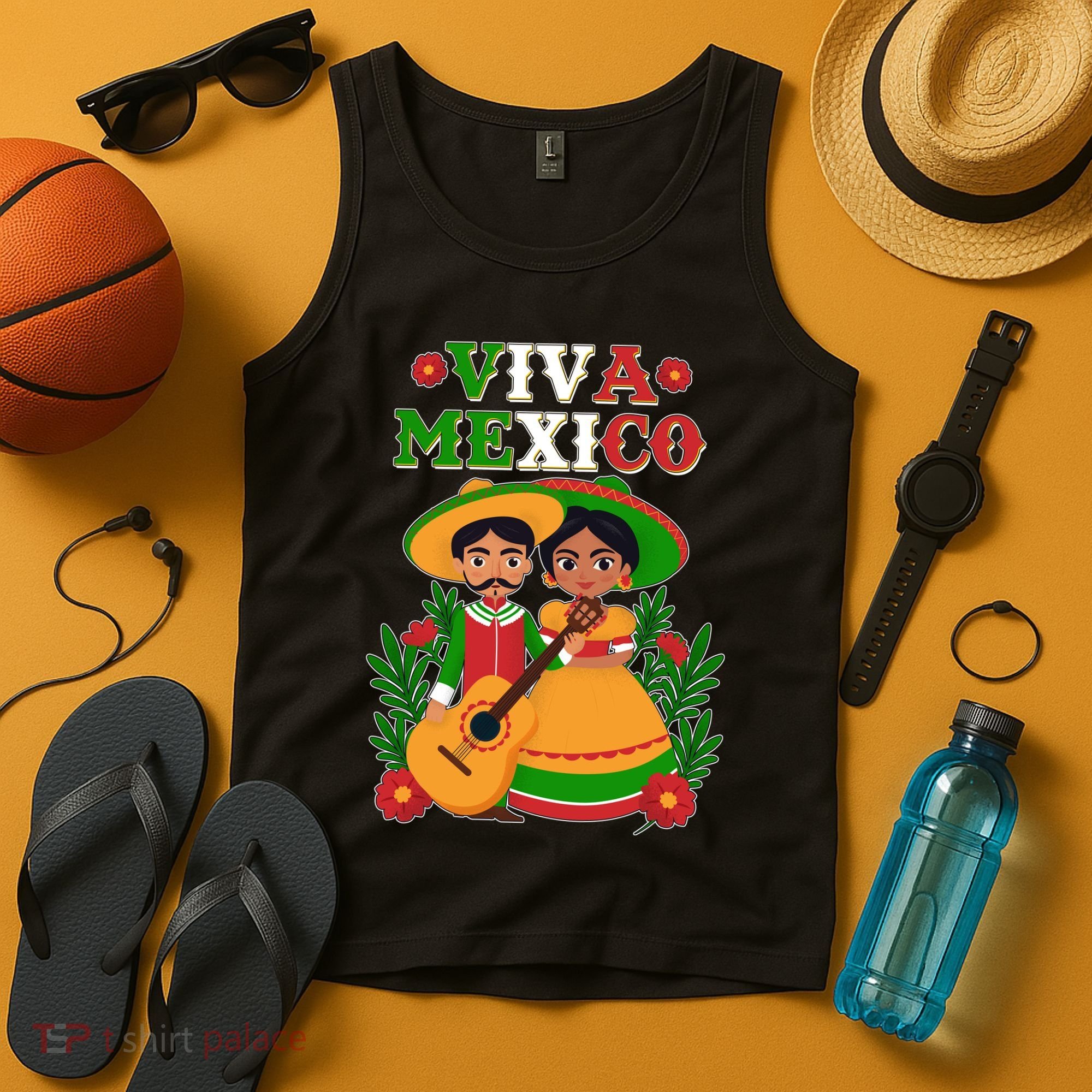 Viva Mexico Celebrate Mexican Independence Day Tank Top