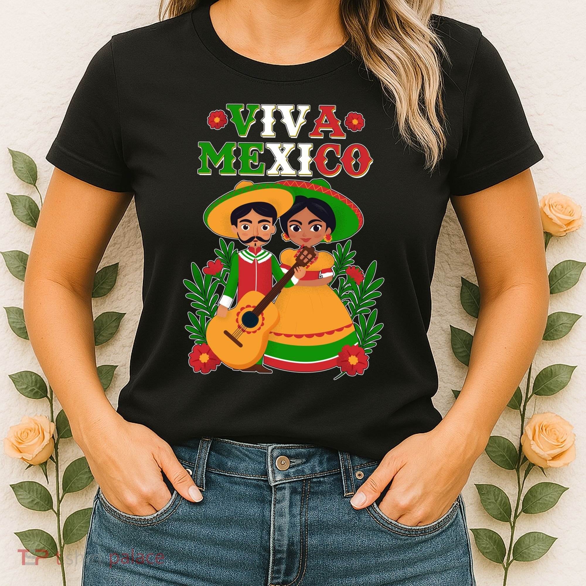 Viva Mexico Celebrate Mexican Independence Day Women's T-Shirt