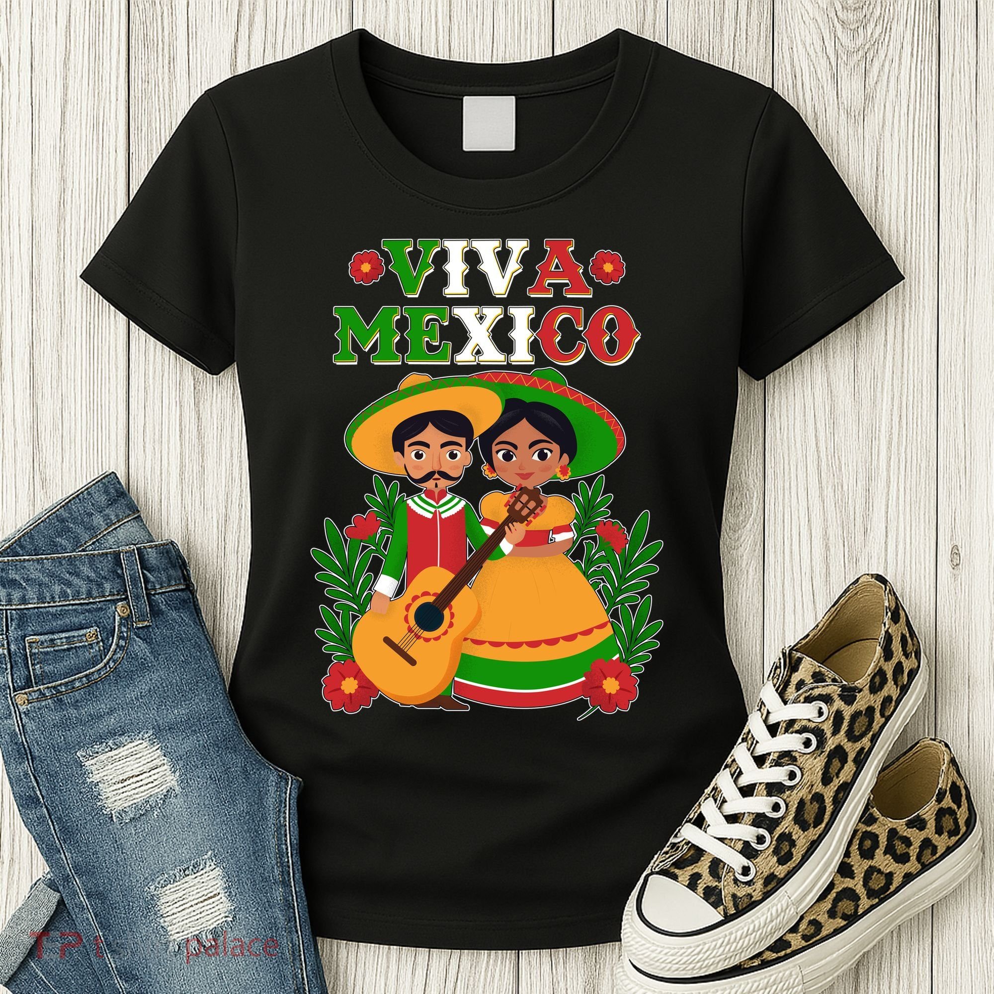 Viva Mexico Celebrate Mexican Independence Day Women's T-Shirt