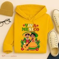 Viva Mexico Celebrate Mexican Independence Day Hoodie thumb 4