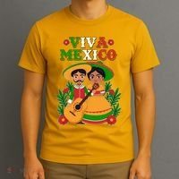 Viva Mexico Celebrate Mexican Independence Day T-Shirt thumb 3