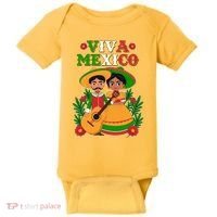 Viva Mexico Celebrate Mexican Independence Day Baby Bodysuit thumb 0