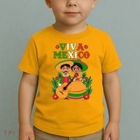 Viva Mexico Celebrate Mexican Independence Day Toddler T-Shirt thumb 2