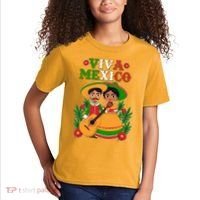 Viva Mexico Celebrate Mexican Independence Day Kids T-Shirt thumb 2