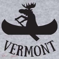 Vermont Moose Canoe Vacation T Women's Sweatshirt thumb 2