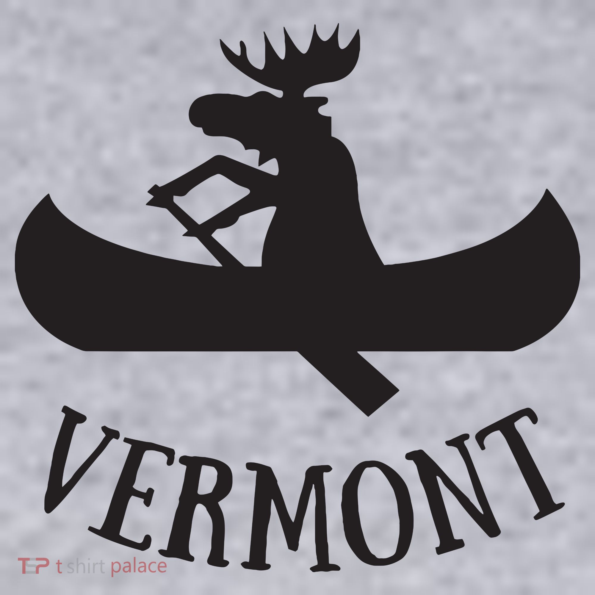Vermont Moose Canoe Vacation T Women's Sweatshirt