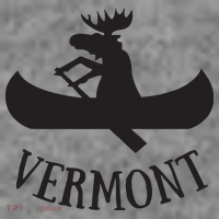 Vermont Moose Canoe Vacation T Toddler Hoodie thumb 2