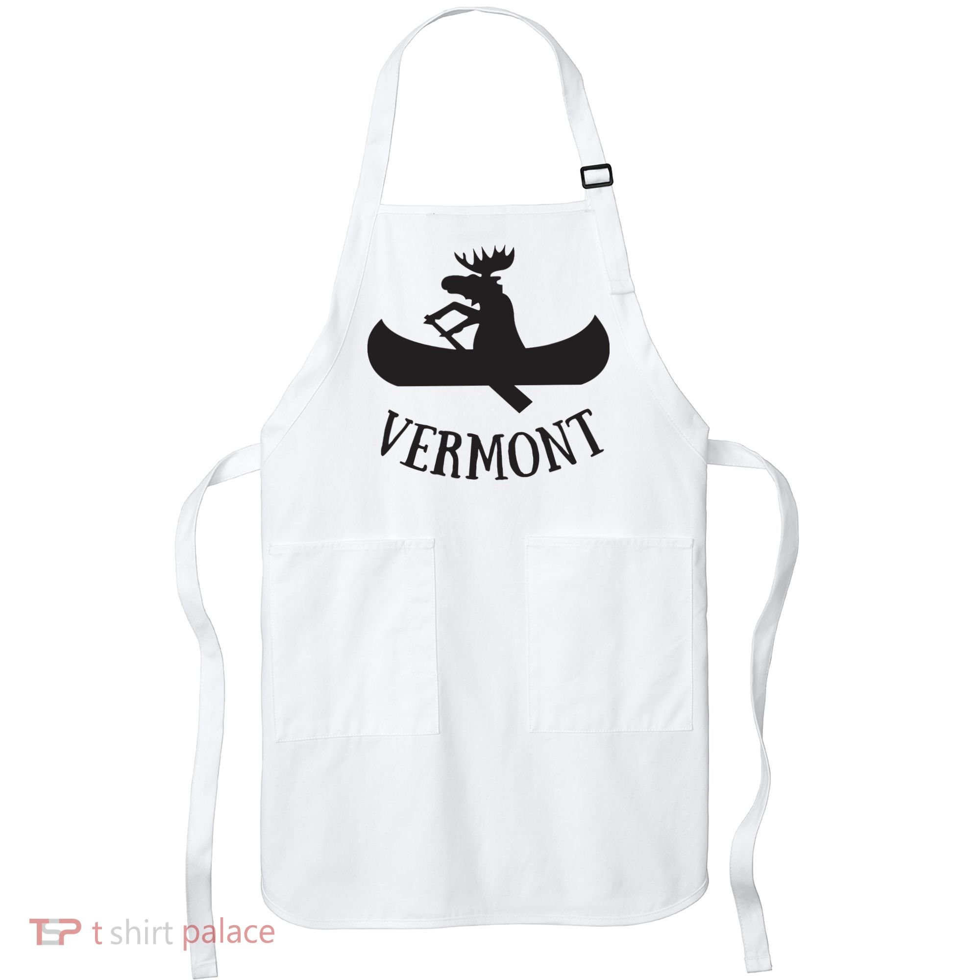 Vermont Moose Canoe Vacation T Apron