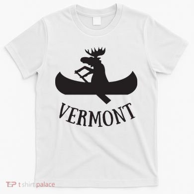Vermont Moose Canoe Vacation T T-Shirt