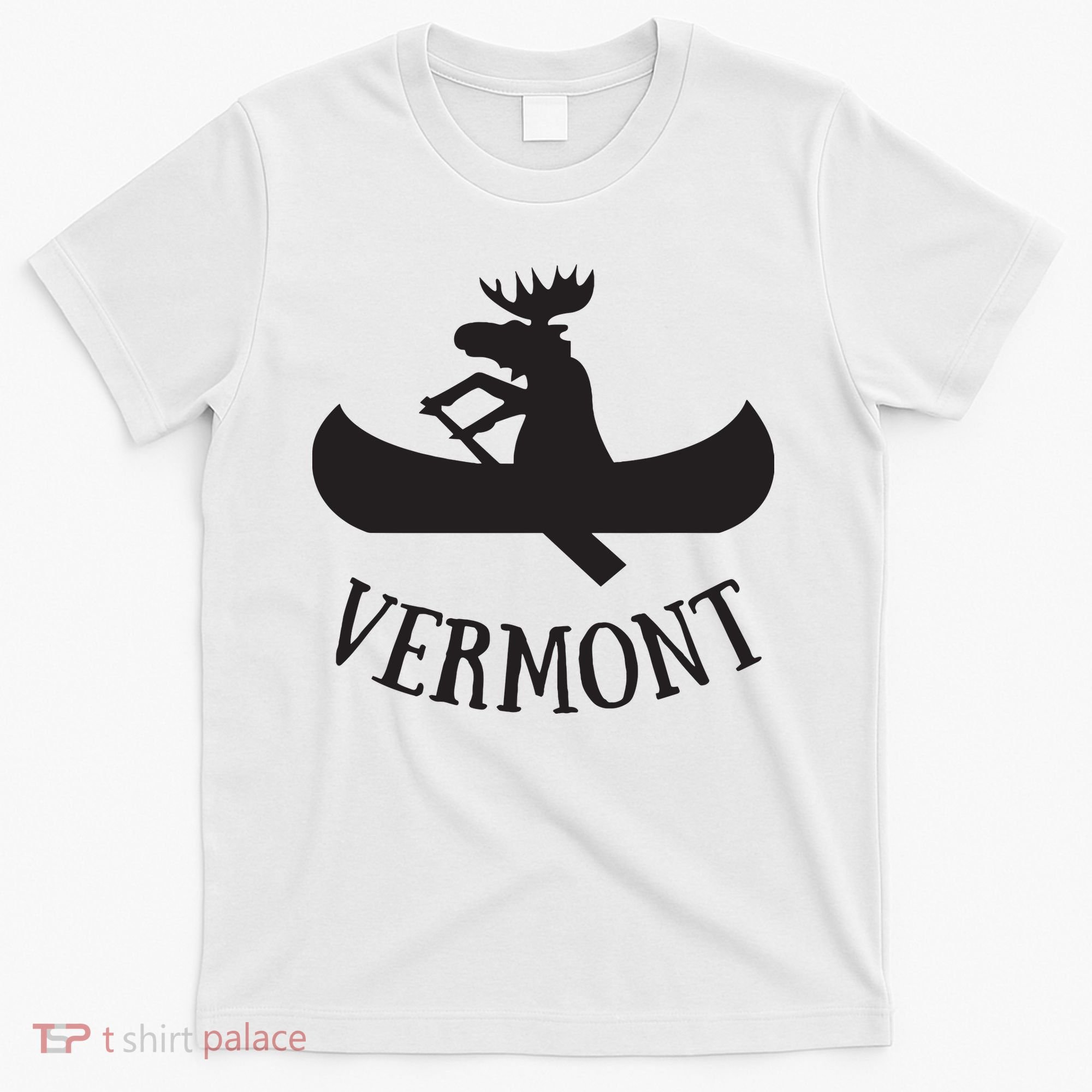 Vermont Moose Canoe Vacation T T-Shirt