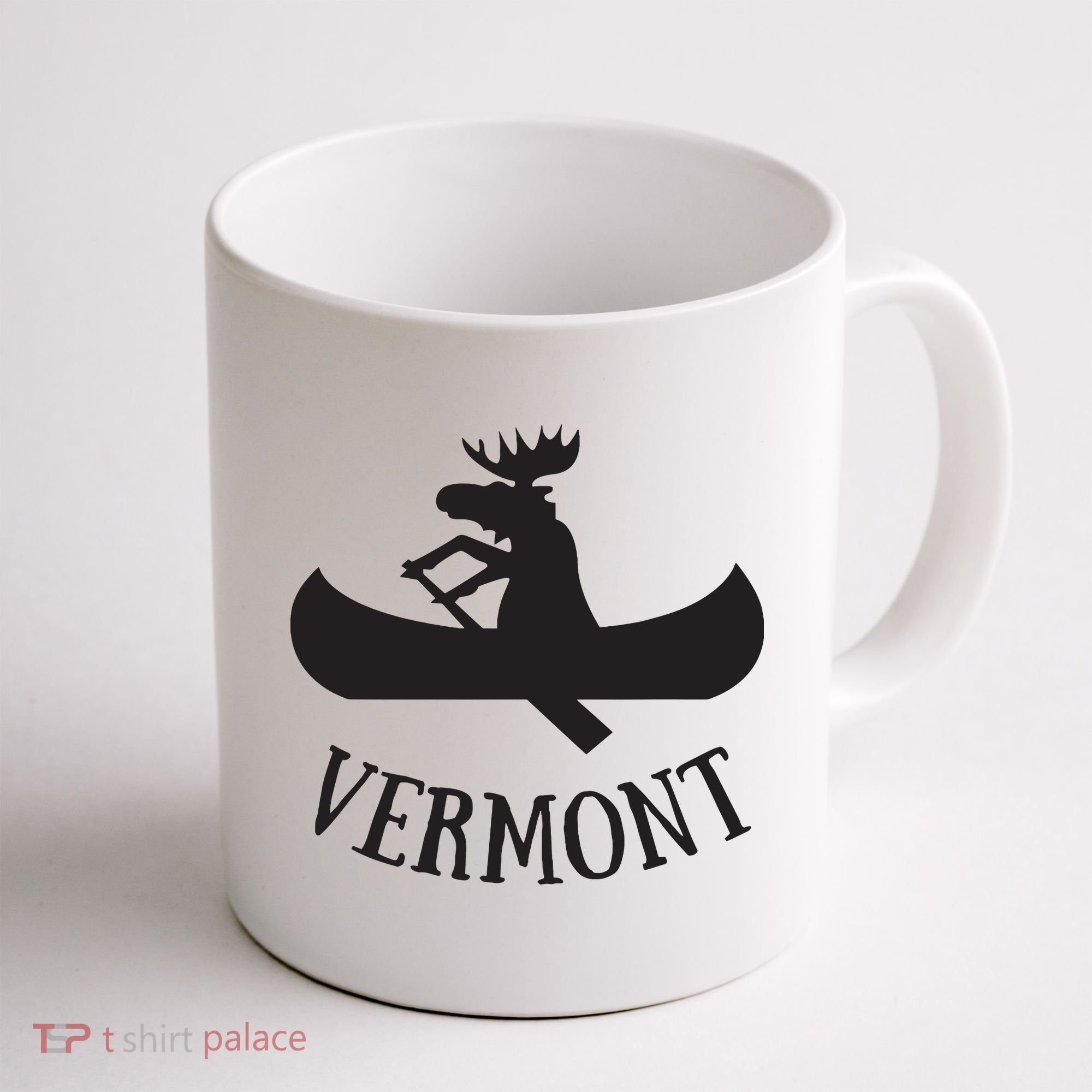 Vermont Moose Canoe Vacation T Coffee Mug
