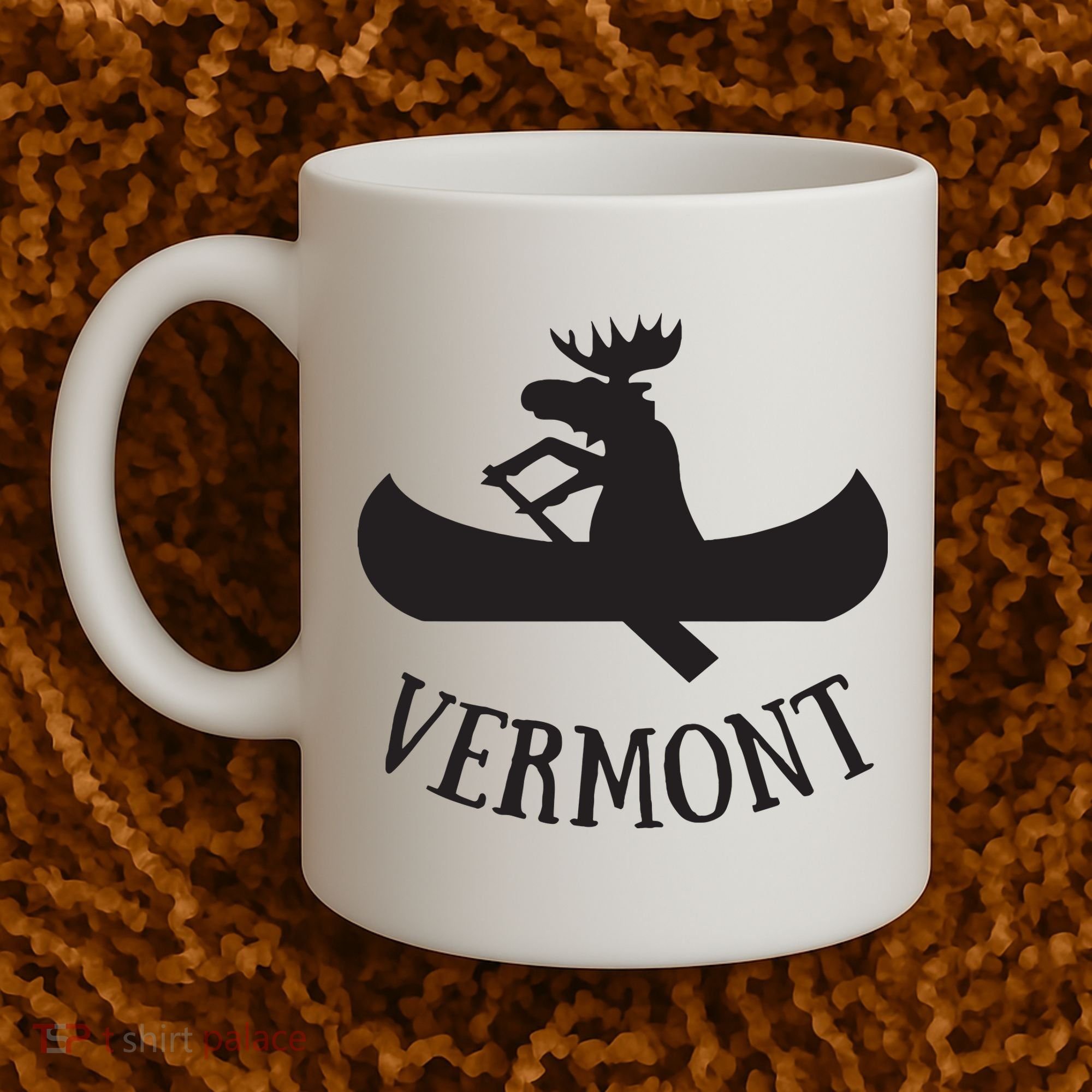 Vermont Moose Canoe Vacation T Coffee Mug