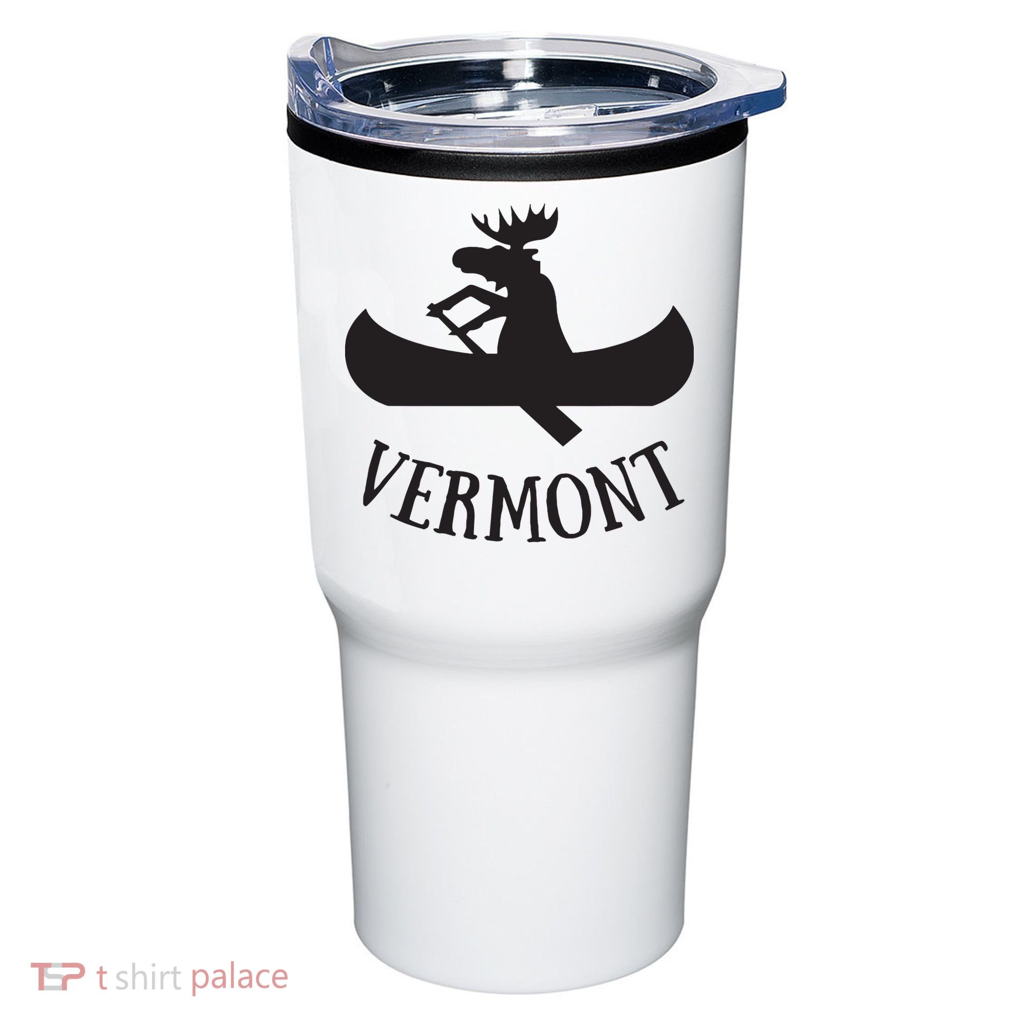 Vermont Moose Canoe Vacation T Tumbler