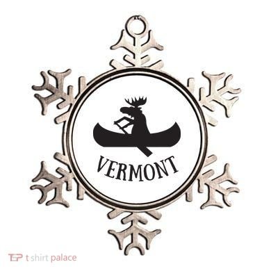 Vermont Moose Canoe Vacation T Ornament