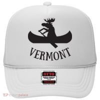 Vermont Moose Canoe Vacation T Hat thumb 0