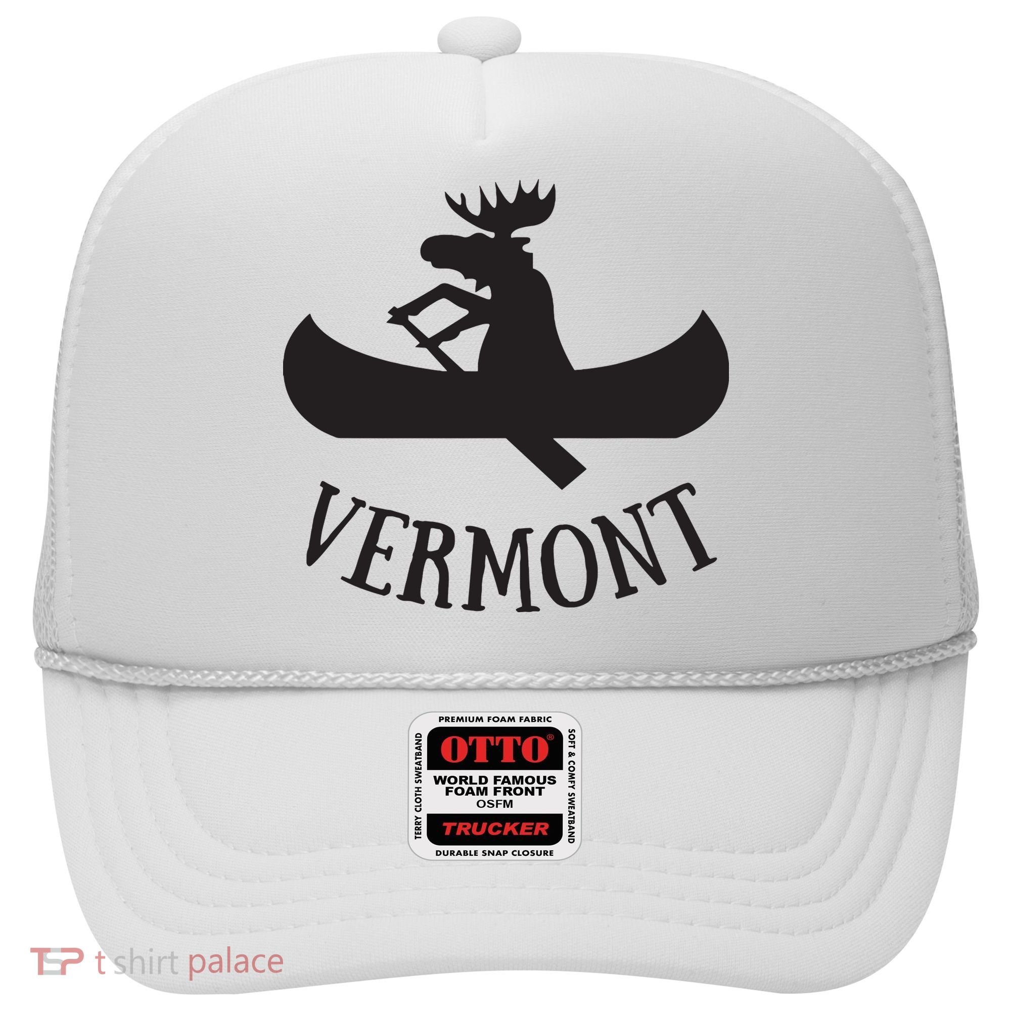 Vermont Moose Canoe Vacation T Hat