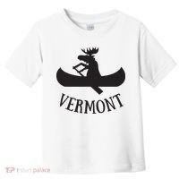 Vermont Moose Canoe Vacation T Toddler T-Shirt thumb 0
