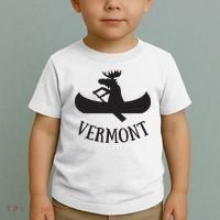 Vermont Moose Canoe Vacation T Toddler T-Shirt thumb 2