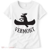 Vermont Moose Canoe Vacation T Women's T-Shirt thumb 0