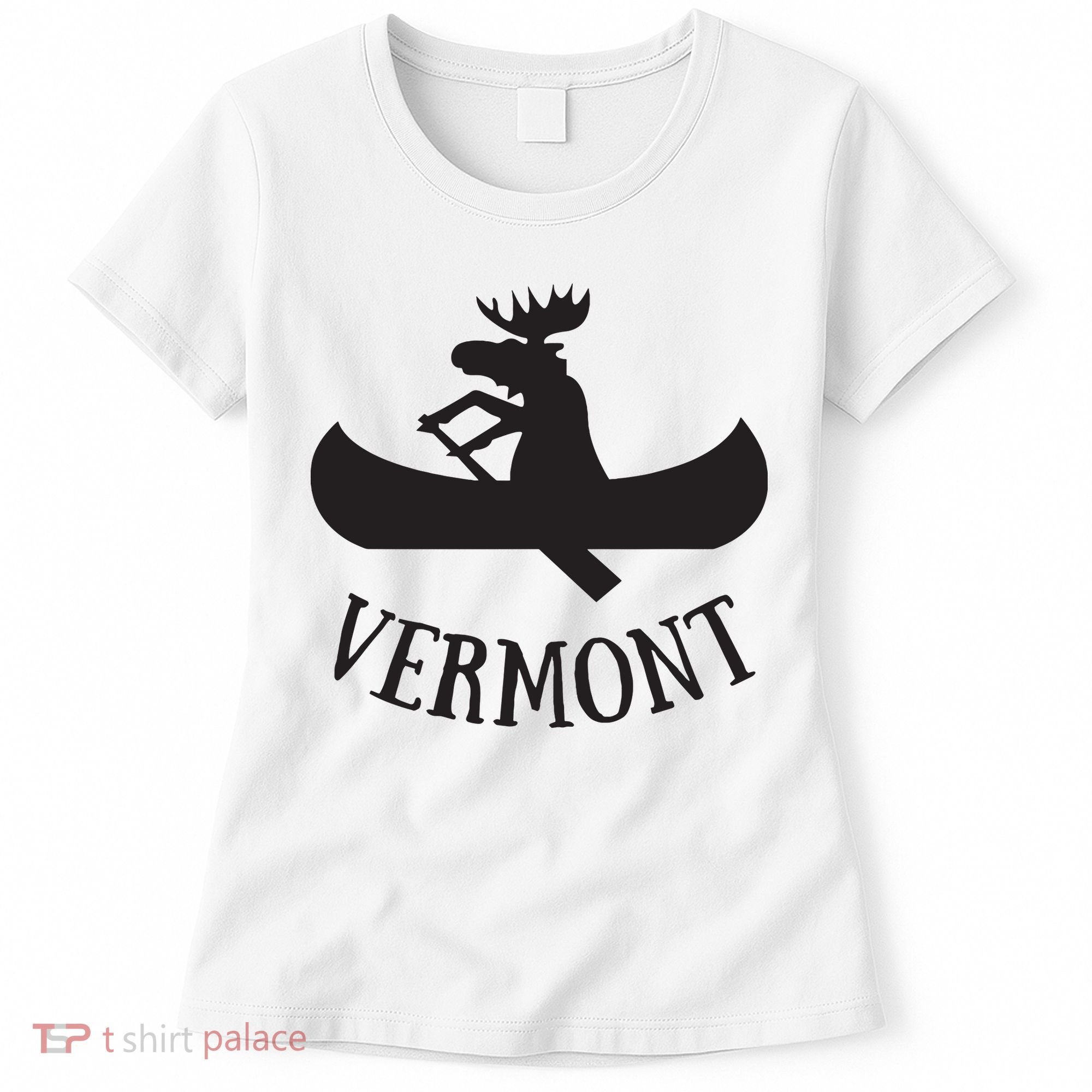 Vermont Moose Canoe Vacation T Women's T-Shirt