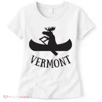 Vermont Moose Canoe Vacation T Women's T-Shirt thumb 0