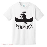 Vermont Moose Canoe Vacation T Kids T-Shirt thumb 0