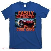 Vintage Muscle Car Easily Distracted By Cool Cars  Gift T-Shirt thumb 0