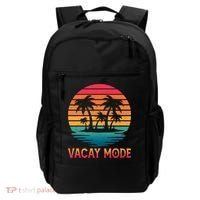 Vacay Mode Coconut Palm Trees Retro Tropical Summer Vibes Cute Gift Backpack thumb 0