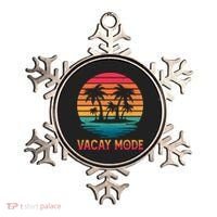 Vacay Mode Coconut Palm Trees Retro Tropical Summer Vibes Cute Gift Ornament thumb 0