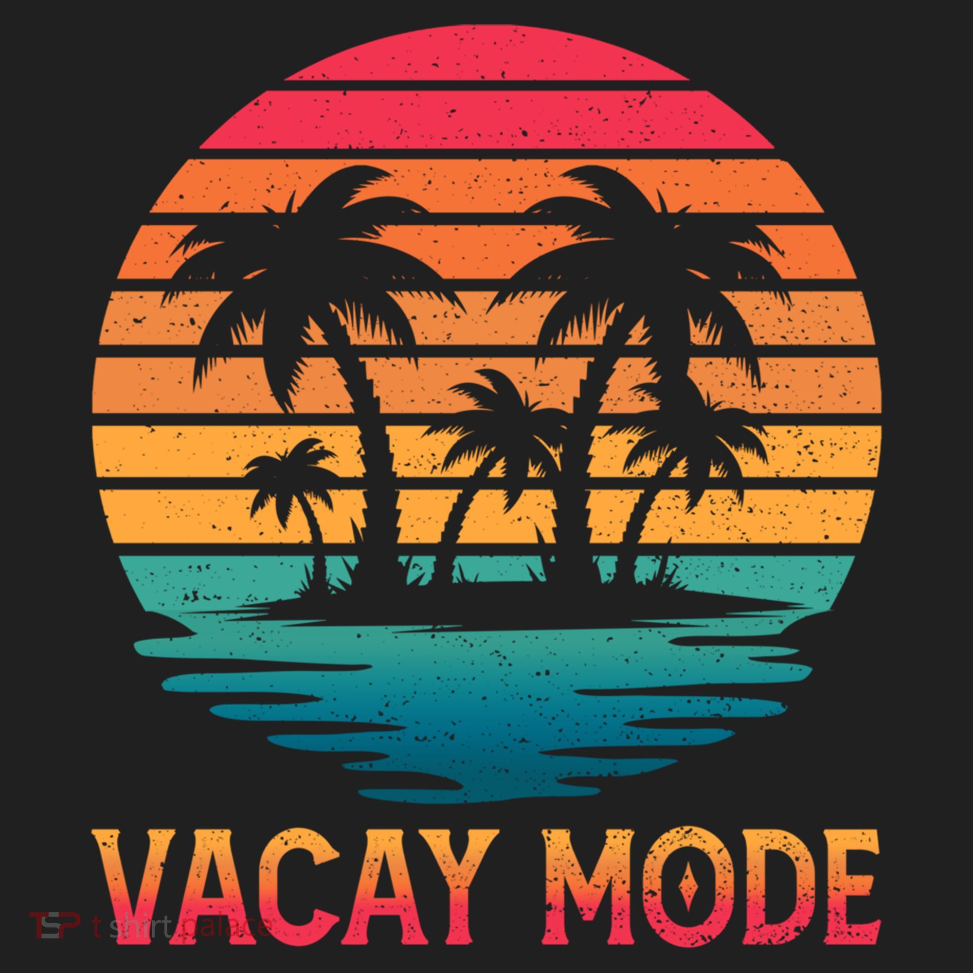 Vacay Mode Coconut Palm Trees Retro Tropical Summer Vibes Cute Gift Hat