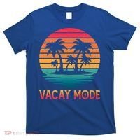Vacay Mode Coconut Palm Trees Retro Tropical Summer Vibes Cute Gift T-Shirt thumb 0