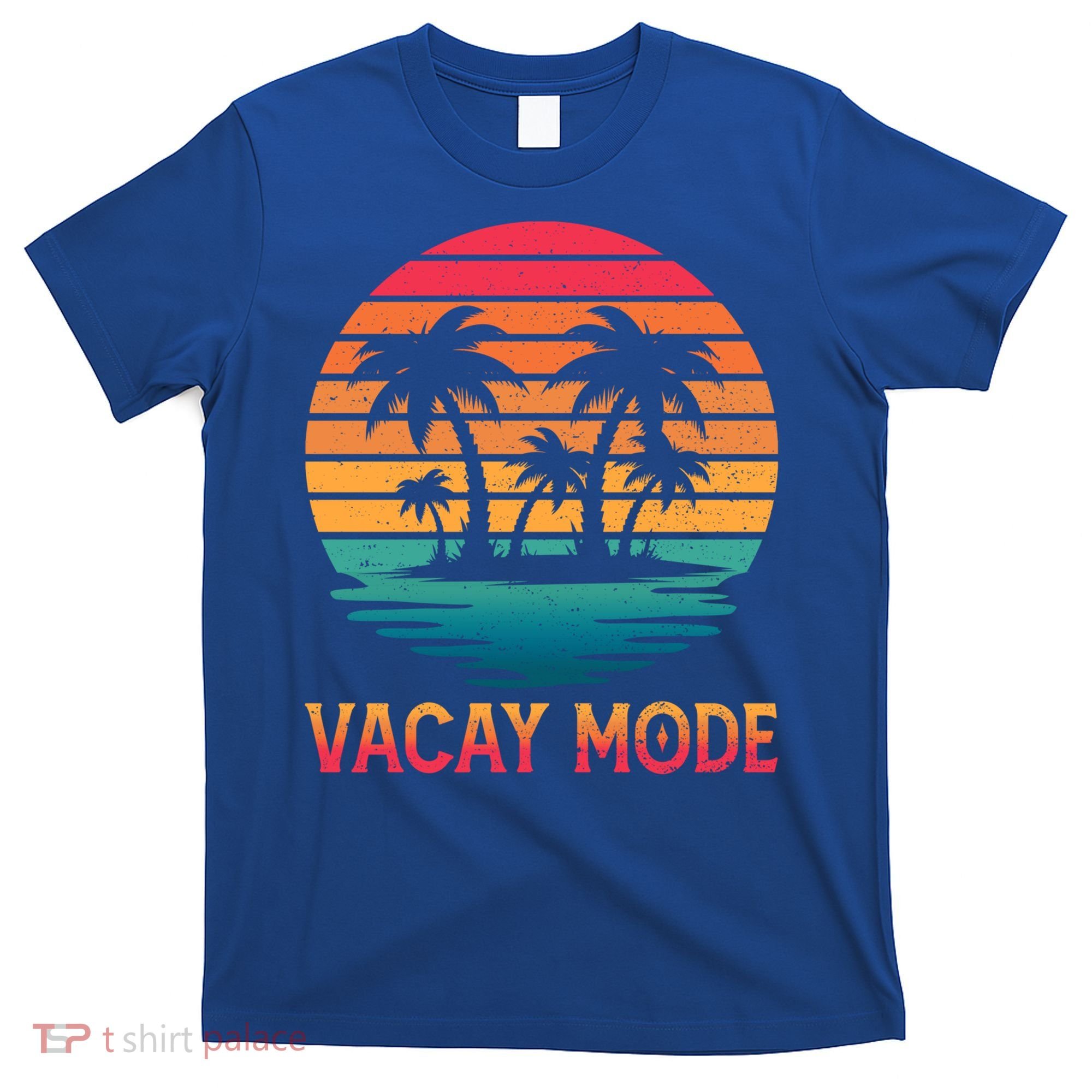 Vacay Mode Coconut Palm Trees Retro Tropical Summer Vibes Cute Gift T-Shirt