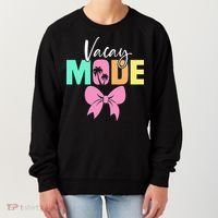 Vacay Mode Coquette Bow Summer Vacation Family Cruise Women Women's Sweatshirt thumb 0
